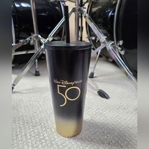 Walt Disney World 50th Anniversary Starbucks Stainless Steel Tumbler